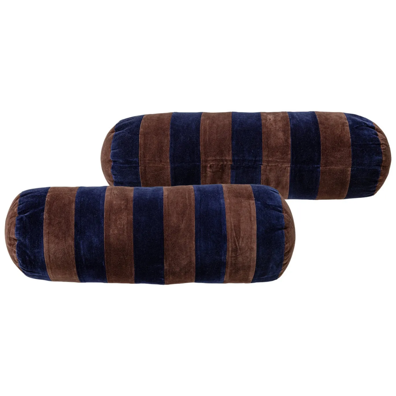 Woood Kussens Niva Bruin/Blauw Set van 4