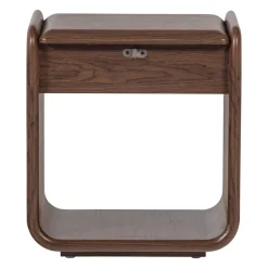 Woood Ladekast/nachtkastje Elura 1 Lade Hout Fineer Bruin