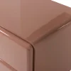 Woood Ladekast/nachtkastje Lustra Hout Hoogglans Oudroze