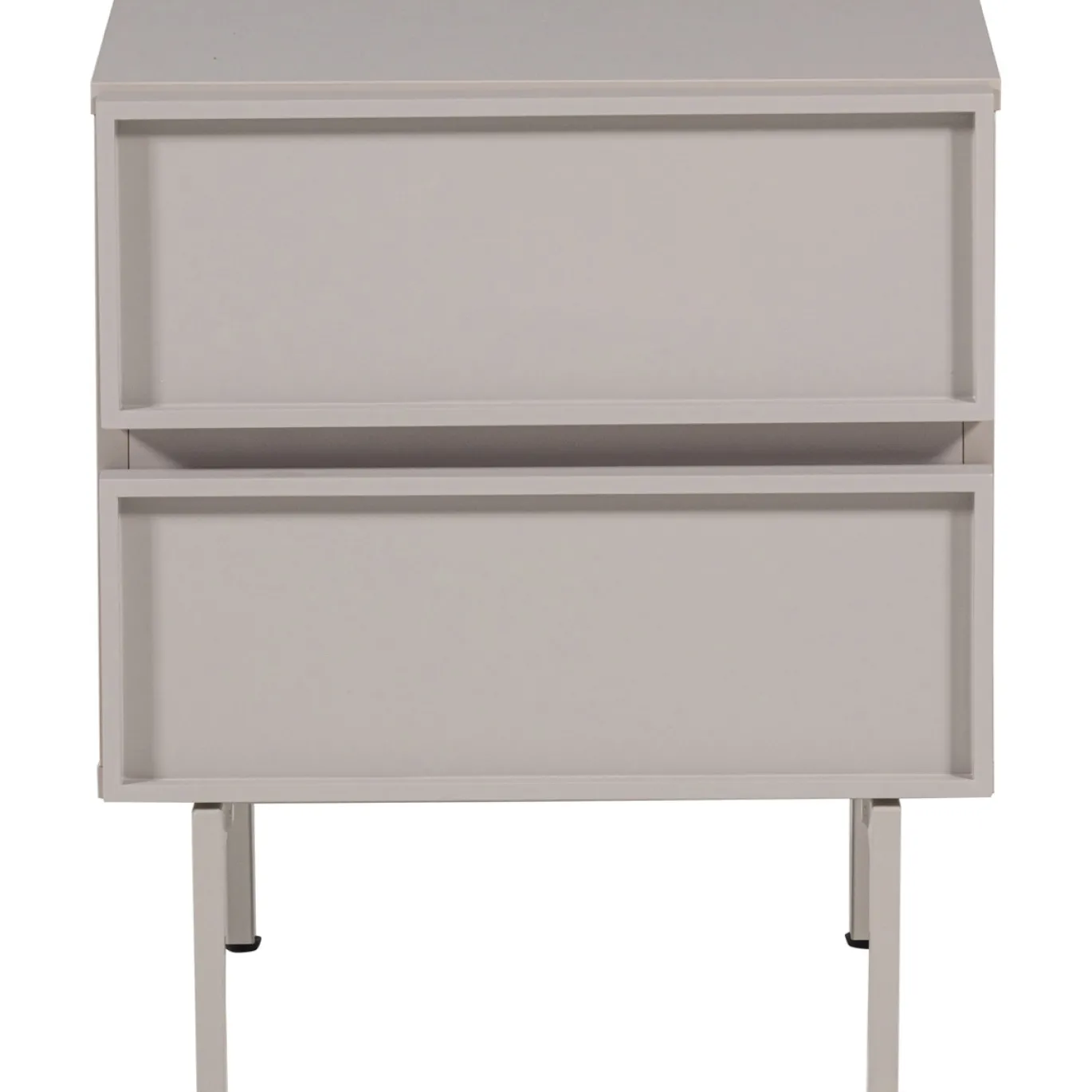 Woood Ladekast/nachtkastje Tours 2 Lades Melamine/MDF Zand