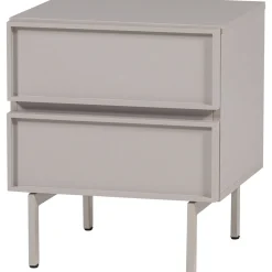 Woood Ladekast/nachtkastje Tours 2 Lades Melamine/MDF Zand