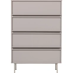 Woood Ladekast Tours 4 Lades Melamine/MDF Zand