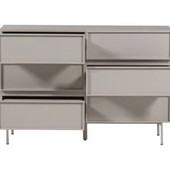 Woood Ladekast Tours 6 Lades Melamine/MDF Zand