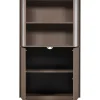Woood Lage Vitrinekast Nova Grenen Truffel Bruin