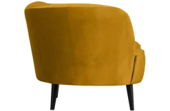 Woood Lounge Fauteuil Sara Links Velvet Oker