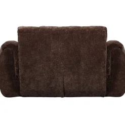 Woood Loveseat Baggy 3d Chenille Donkerbruin