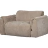 Woood Loveseat Baggy 3d Chenille Zand