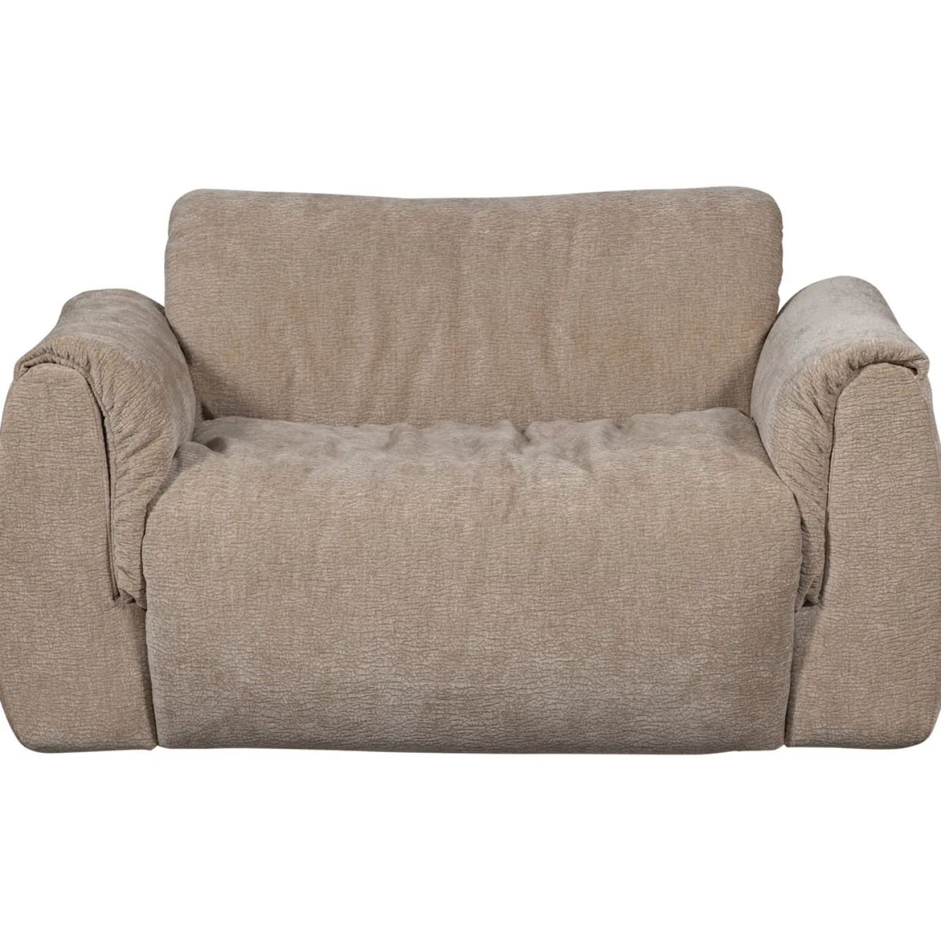 Woood Loveseat Baggy 3d Chenille Zand