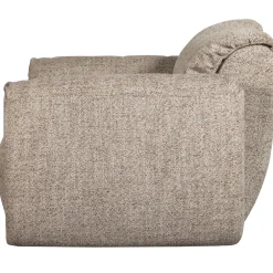 Woood Loveseat Baggy Geweven Stof Bruin Melange