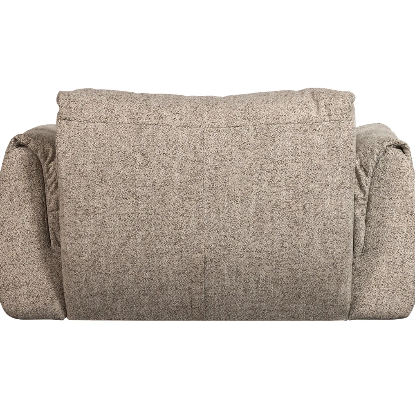 Woood Loveseat Baggy Geweven Stof Bruin Melange