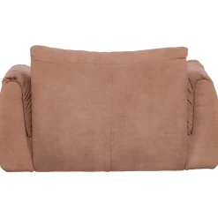 Woood Loveseat Baggy Geweven Chenille Oudroze