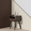 Woood Nachtkastje Nils Donkerbruin