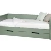 Woood Nikki Bedbank Grenen Jadegroen