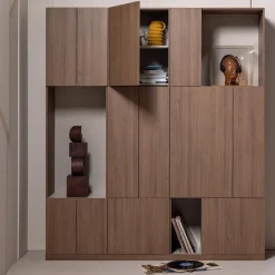Woood Opbergkast Build Eiken Decor Bruin 80cm