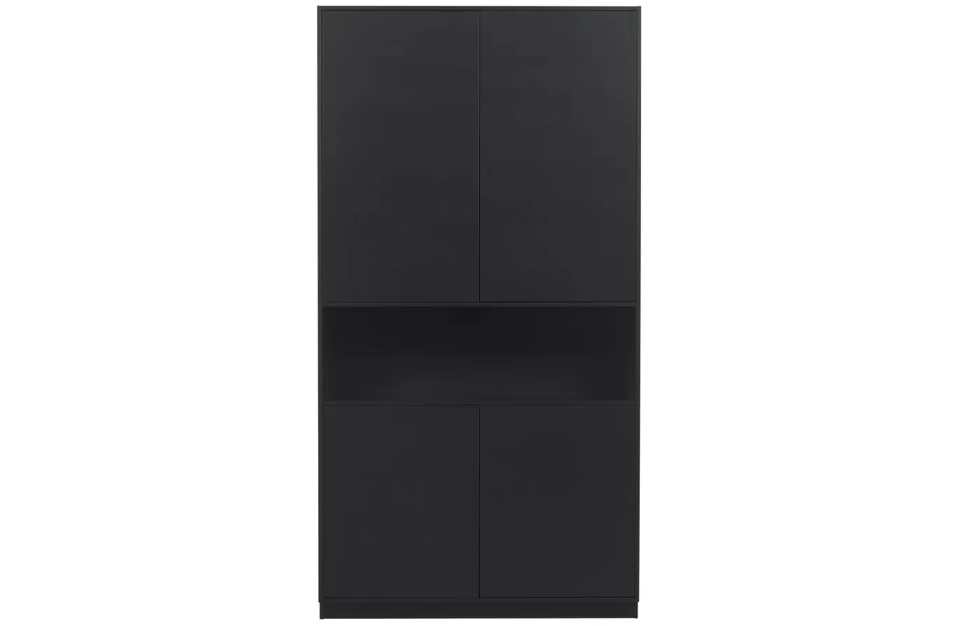 Woood Opbergkast Finca Zwart 110cm