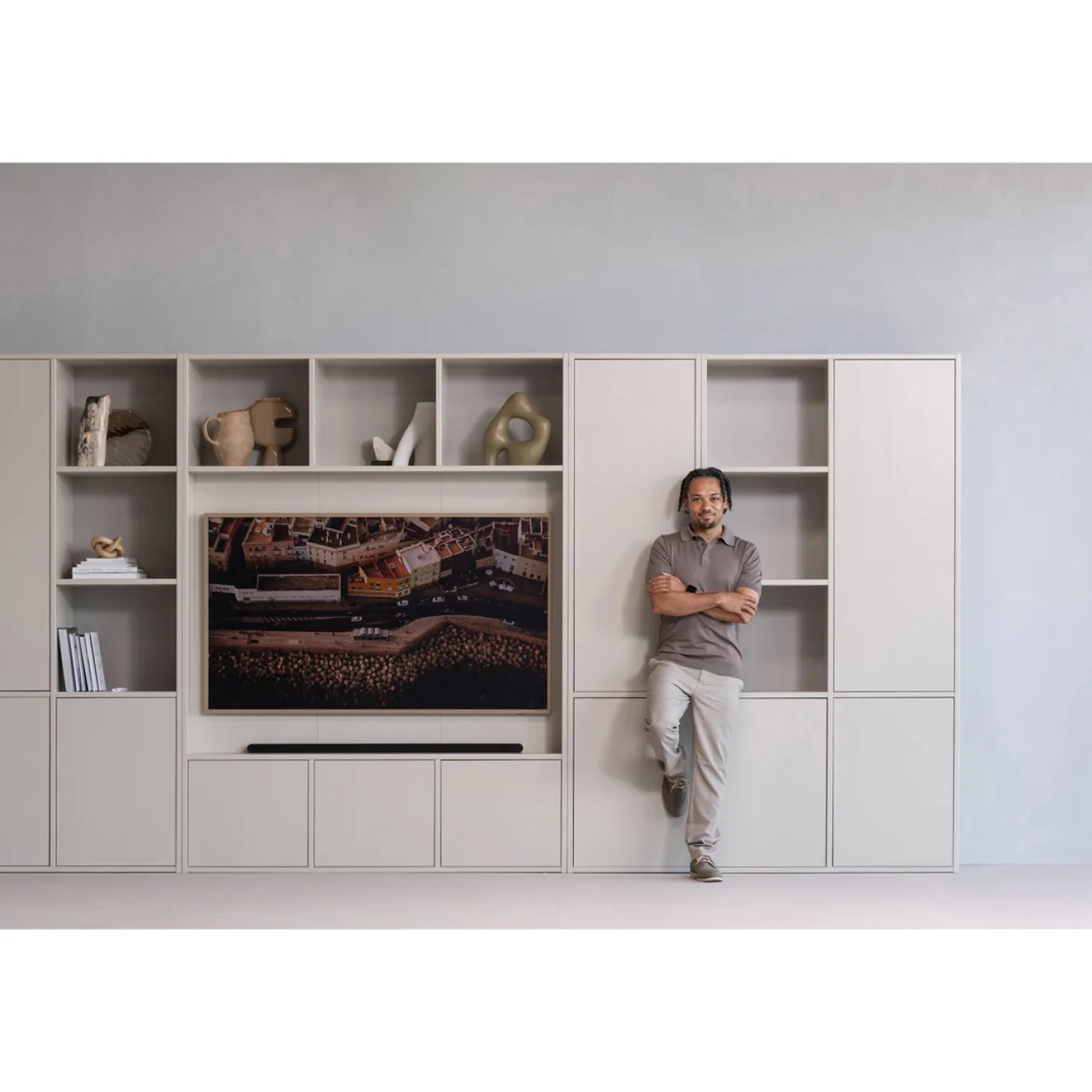 Woood Opbergkast Meggy Links 108cm Grenen Dust