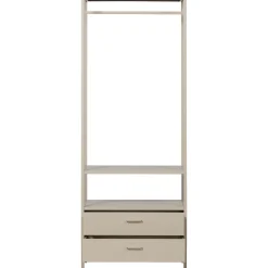 Woood Open Kledingkast Ferris 70cm Metaal Zand