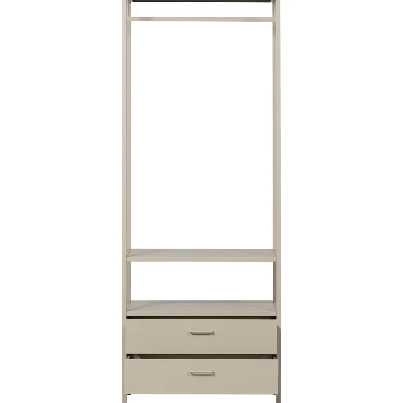 Woood Open Kledingkast Ferris 70cm Metaal Zand