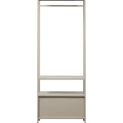 Woood Open Kledingkast Ferris 70cm Metaal Zand