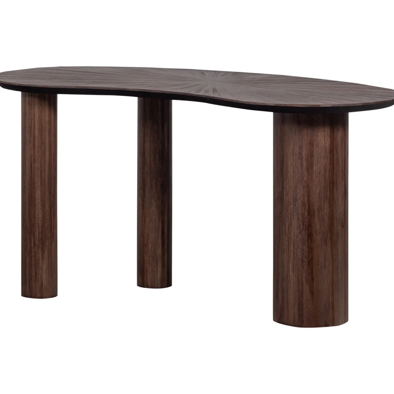 Woood Organische Sidetable/bureau Sun Recycled Teak Bruin