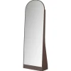 Woood Passpiegel Solari Hoogglans Donkerbruin 175x60cm