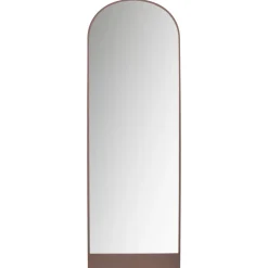 Woood Passpiegel Solari Hoogglans Donkerbruin 175x60cm
