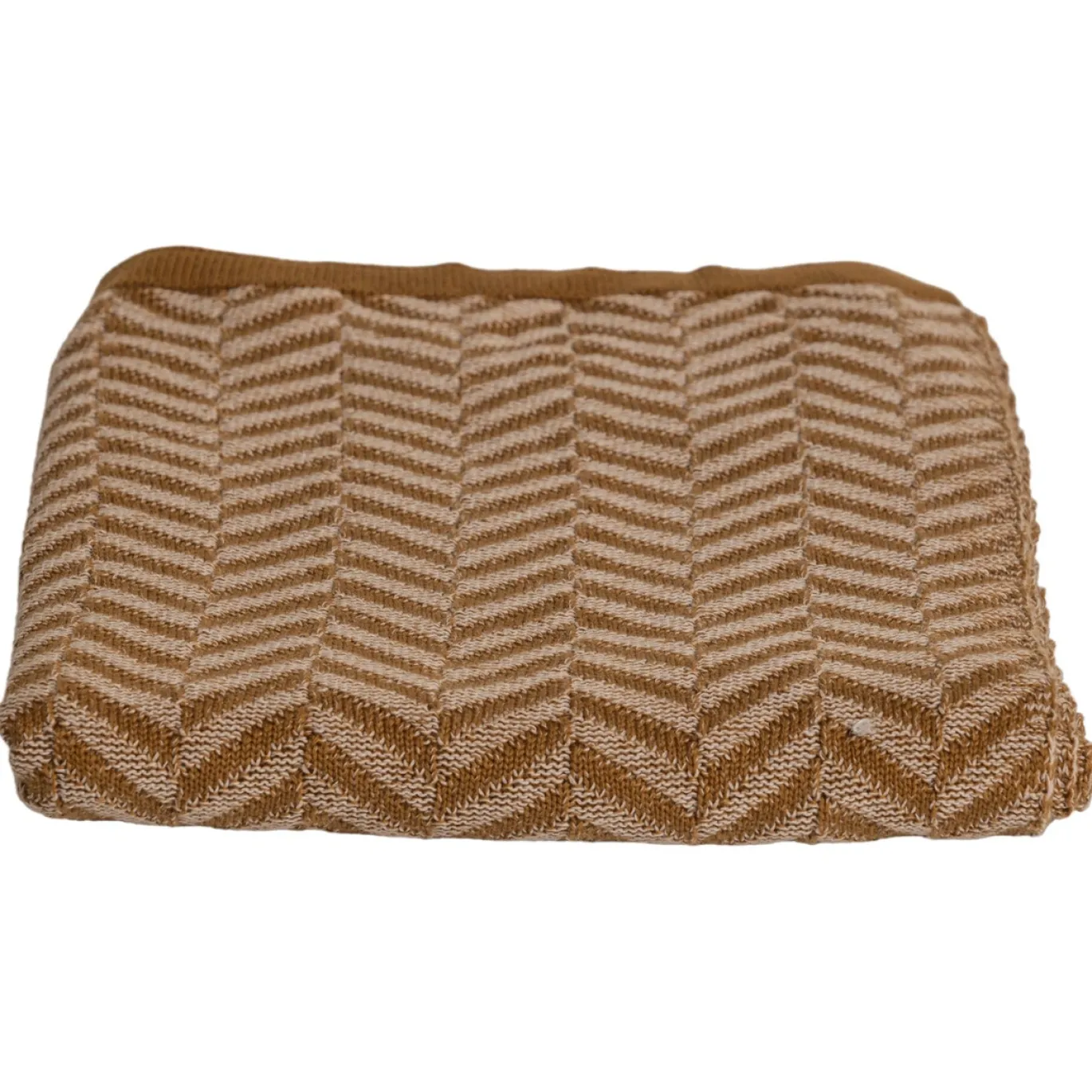 Woood Plaid Suna Katoen Honinggeel/Ecru 130x170cm