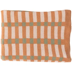 Woood Plaid Vola 130x170cm Groen/oranje