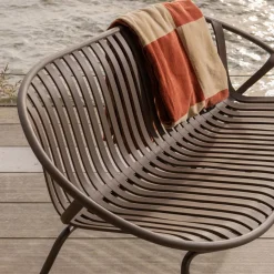 Woood Plaid Zena 130x170cm Velvet Roestbruin/beige