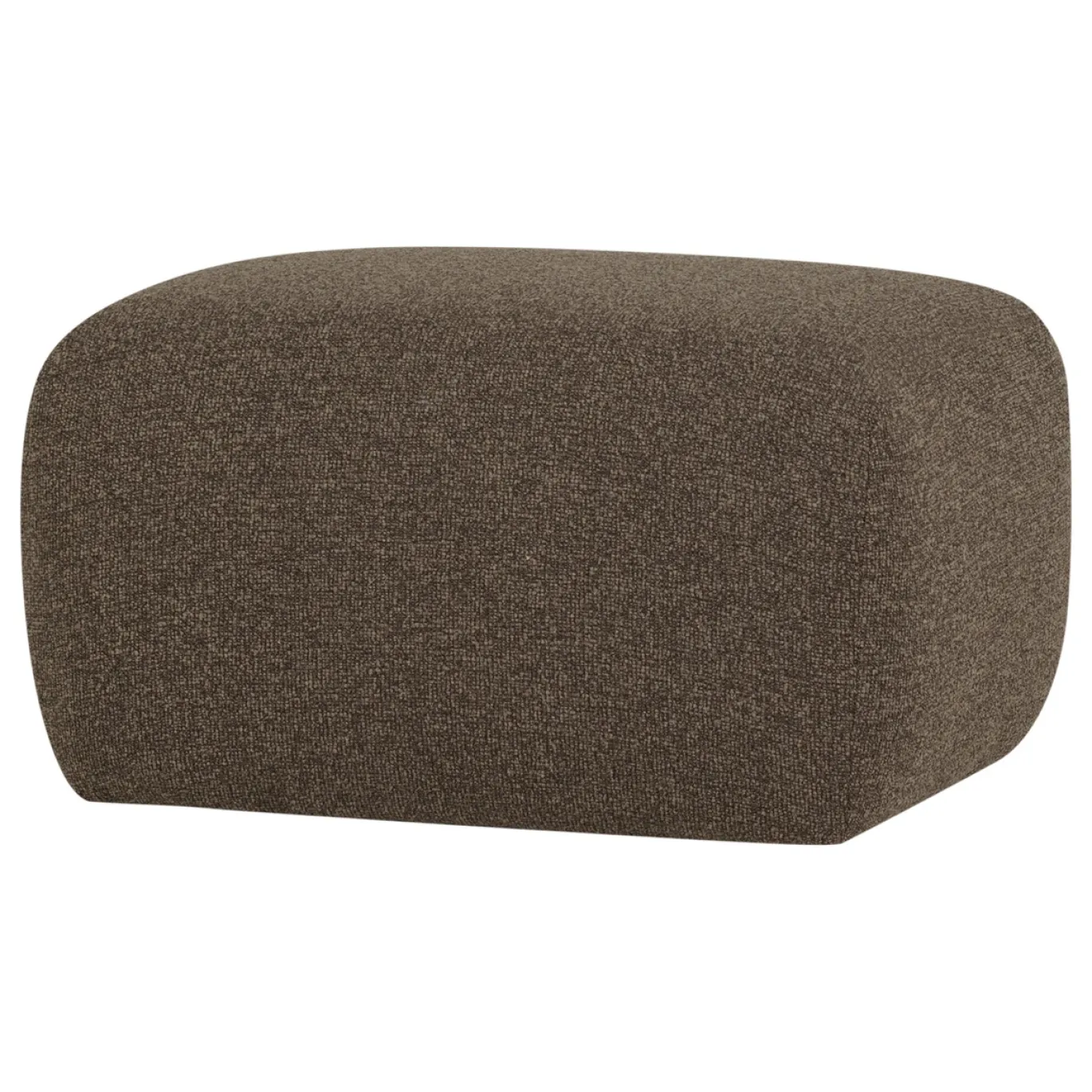Woood Poef Mojo Base Bouclé Bruin Melange