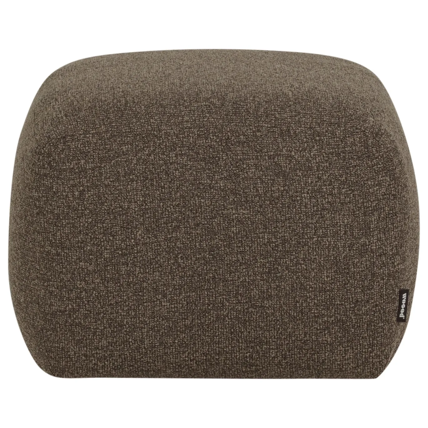 Woood Poef Mojo Base Bouclé Bruin Melange