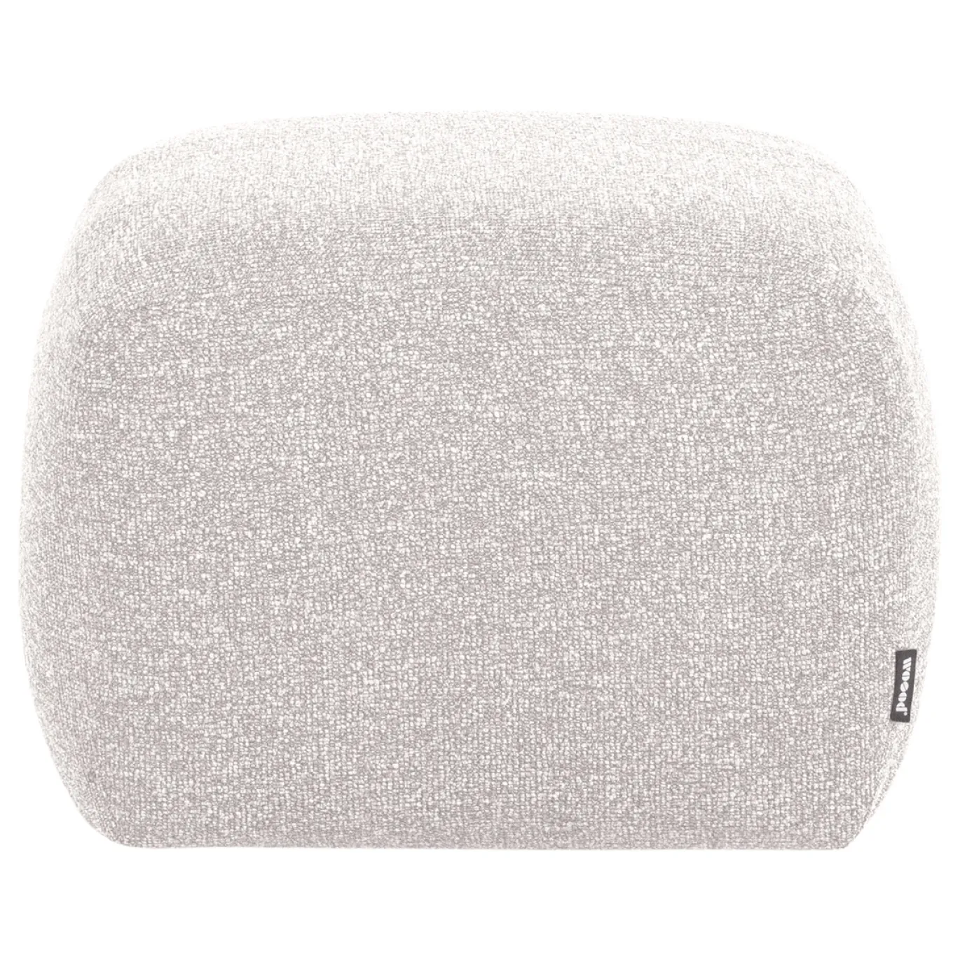 Woood Poef Mojo Base Bouclé Ecru Melange