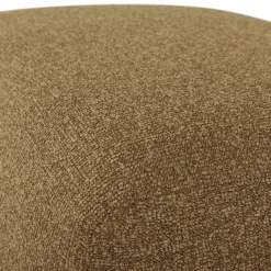 Woood Poef Mojo Base Bouclé Geel/Bruin Melange