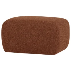 Woood Poef Mojo Base Bouclé Roestbruin Melange