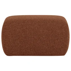 Woood Poef Mojo Base Bouclé Roestbruin Melange