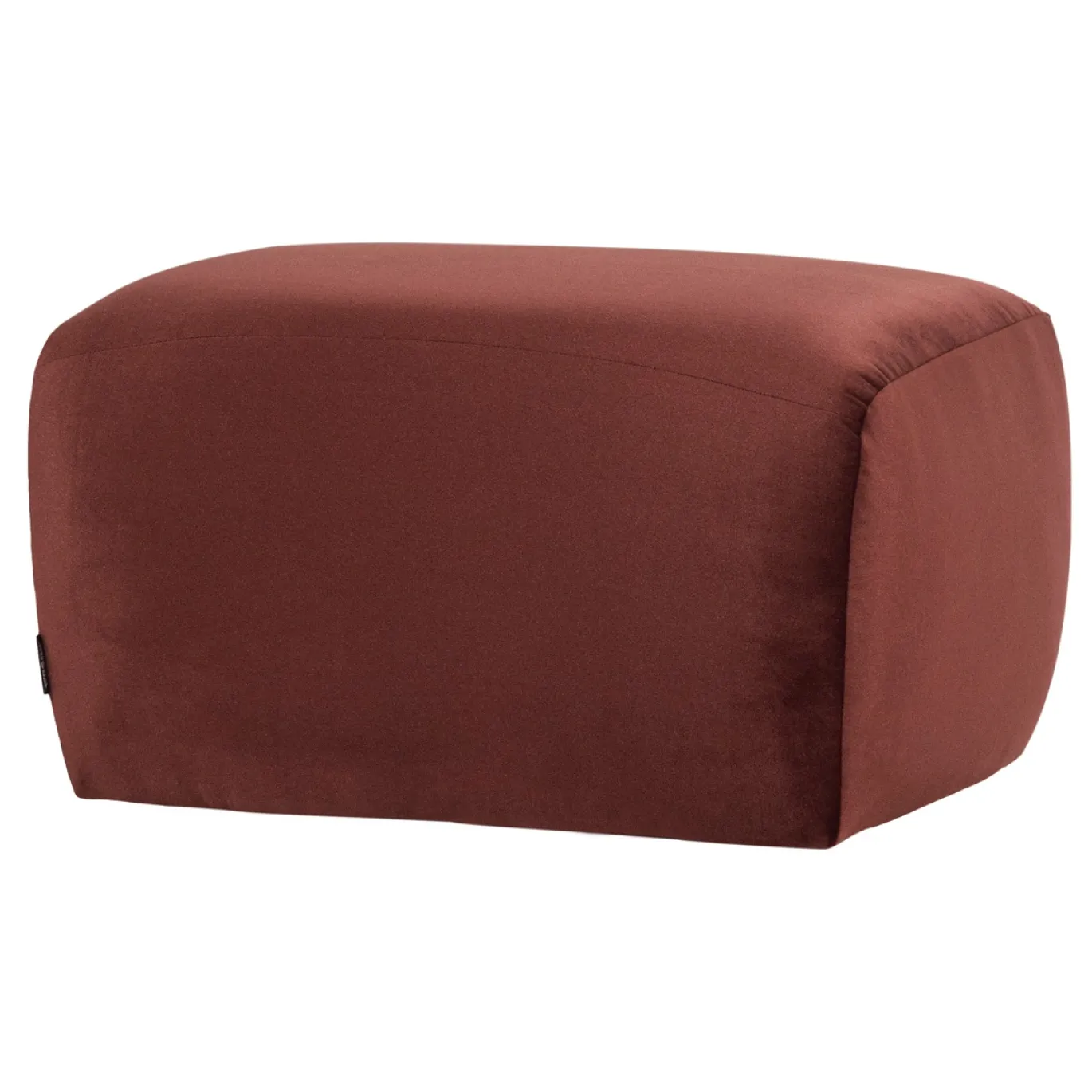 Woood Poef Mojo Base Velvet Kastanjebruin