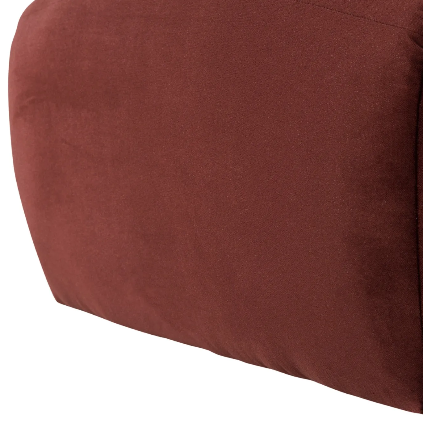 Woood Poef Mojo Base Velvet Kastanjebruin
