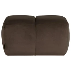 Woood Poef Mojo Velvet Bruin