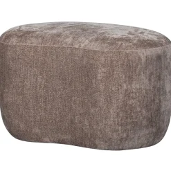 Woood Poef Popular Organisch Taupe