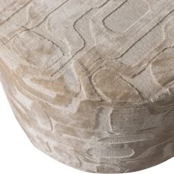 Woood Poef Yago Viscose Naturel Ø60cm