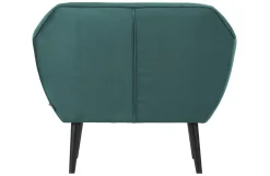 Woood Rocco fauteuil fluweel teal
