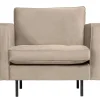 Woood Rodeo Classic Fauteuil Velvet Khaki
