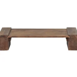 Woood Salontafel Cuno Laag Hout Donkerbruin