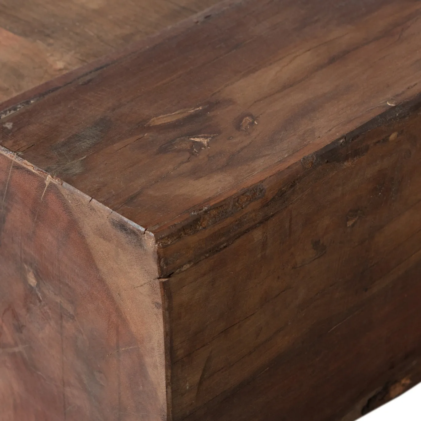 Woood Salontafel Cuno Laag Hout Donkerbruin