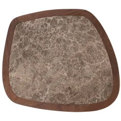 Woood Salontafel Granu Marmer/Mangohout Bruin