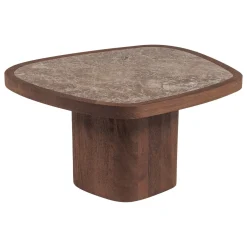 Woood Salontafel Granu Marmer/Mangohout Bruin