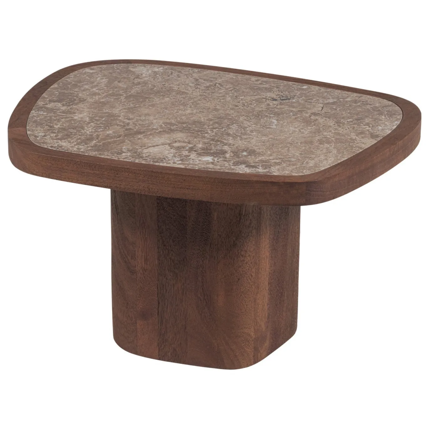 Woood Salontafel Granu Marmer/Mangohout Bruin