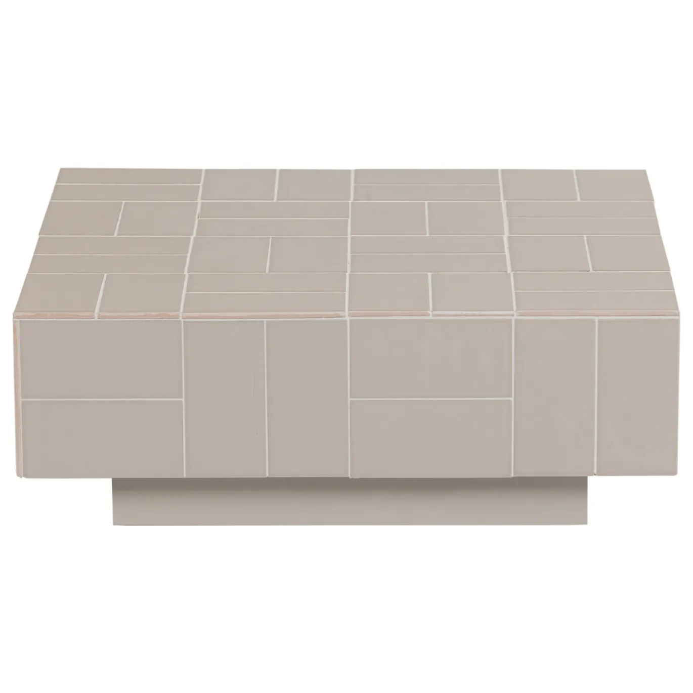 Woood Salontafel Odina Vierkant Tegels Grijs