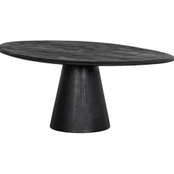 Woood Salontafel Posture Hout Zwart Ø120cm