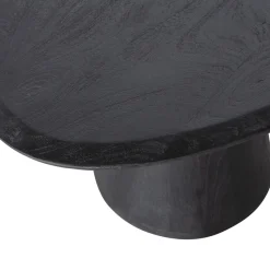 Woood Salontafel Posture Hout Zwart Ø120cm